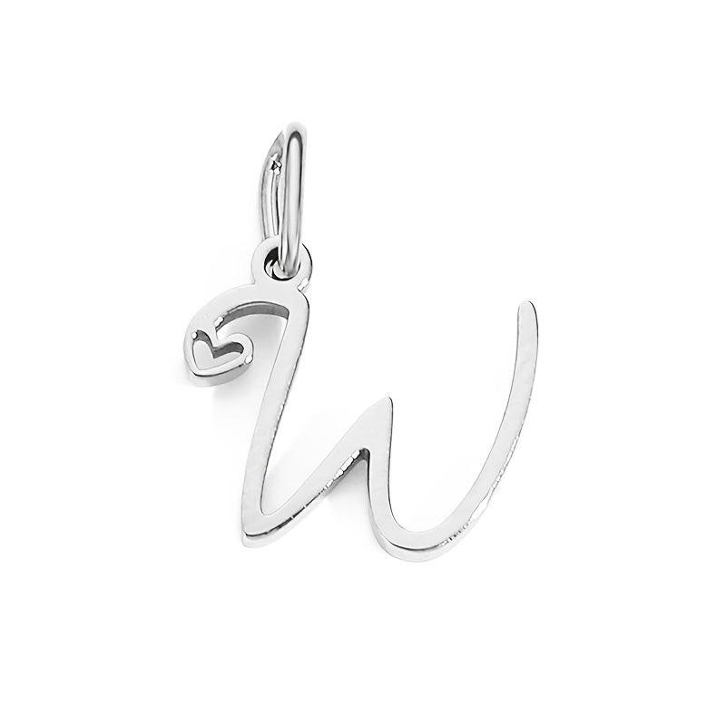 Pendentif lettre W